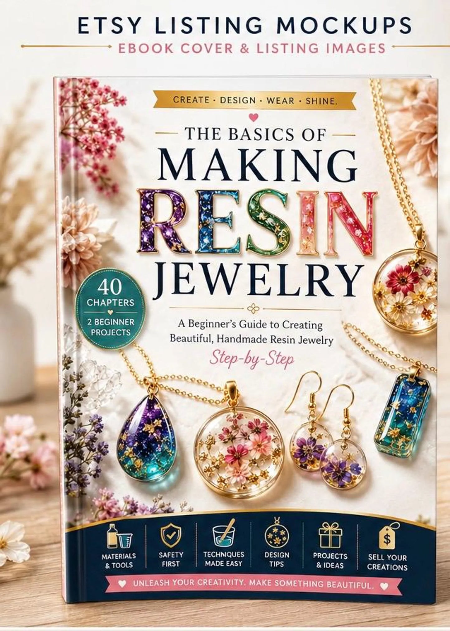 Resin Jewelry Making Ebook for Beginners